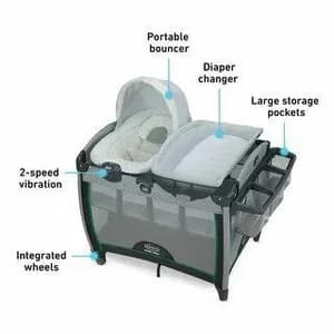 GRACO / EVENFLO 3-in-1 Premium Baby Bed