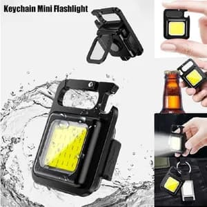 COB rechargeable keychain lamp