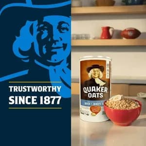 Quaker Quick 1 Minute Oats 42 oz