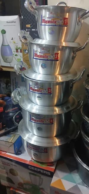 Majestic Cookware Set – 5 Pieces Aluminum