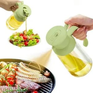 2in1 Oil Spray Dispenser Bottle