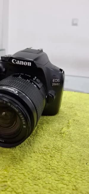 Canon 2000D DSLR Camera with Lens