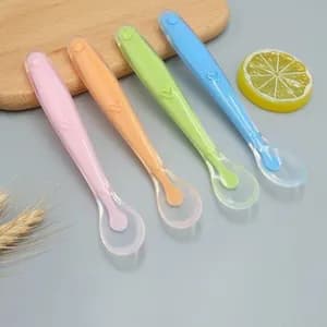 Soft silicone spoon