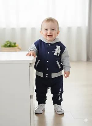 Toddler boys hoodie jacket and pant set