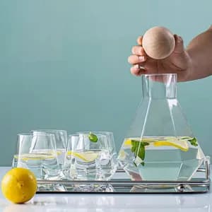 7pcs Glass Water Set