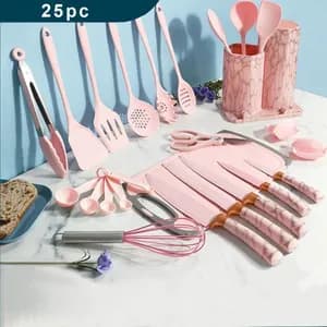 25PC Silicone Kitchenware Set