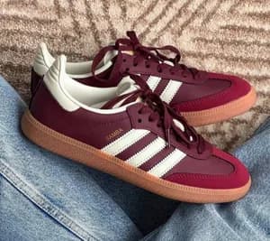 Adidas Samba OG Burgundy Ladies Shoes
