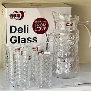 Delisoga (Qing Ping Guo) 7-piece glass water set