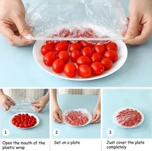 100 pc Food Cover Plastic