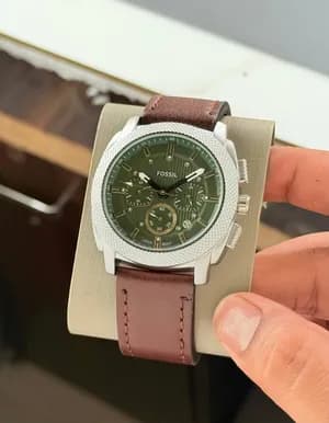 Fossil Leather strap watch