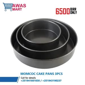 Momcoc Round Cake Pans 3pcs