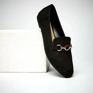 MAX metal accent ballerina flat