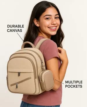 Arcad School Backpack & Pencil Case Set