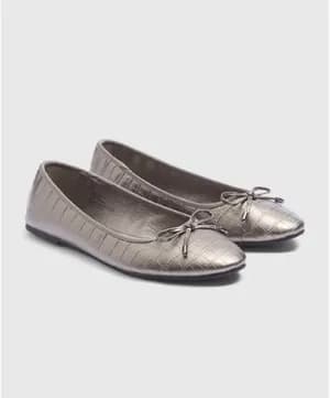 PAPAYA bow ballerina flat