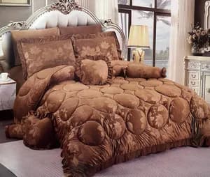 Turkish Cotton Comforter Set 10 Pcs