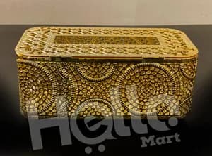 Decorative Gold Tissue Box Holder