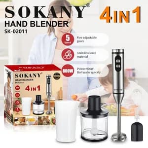 SOKANY 4-IN-1 Hand Blender