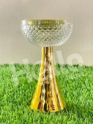 Decorative Incense Burner with Gold Base