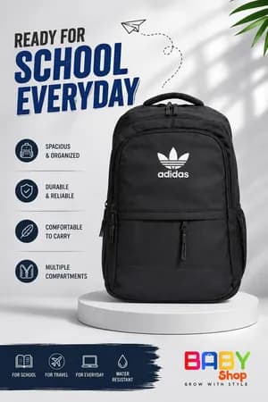 Spacious Durable School Travel Backpack