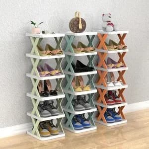 Six Layer Folding Shoe Rack