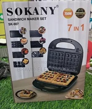 Sokany 7 in 1 Waffle Maker