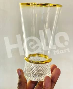 Quality Glass Drinking Cups 6 Pieces