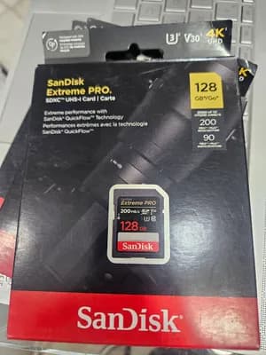 SanDisk Extreme Pro 128GB Camera Memory