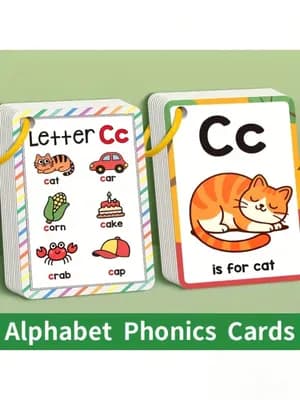Alphabet Learning Phonic Cards