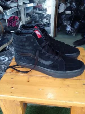 Black Vans High-Top Sneakers Size 42