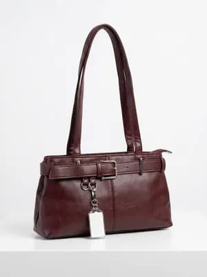 Shoulder bag decorative buckle strap