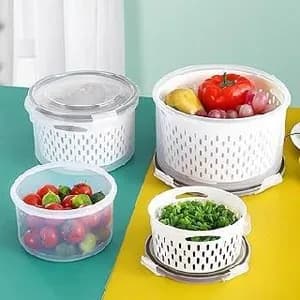 4-in-1 Strainer and Container Set