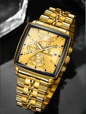 BINBOND Elegant Fashion Watch for Men Stainless Steel