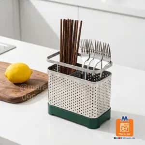 Stainless Steel Spoon and Fork Organizer