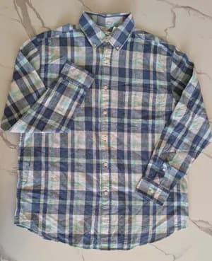 Cubus Linen Blend Shirt L