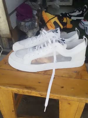 Adidas White Sneakers Size 44