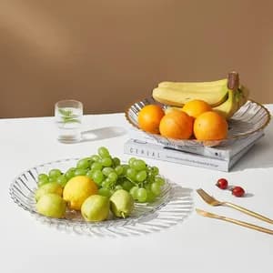 Round Acrylic Fruit Tray