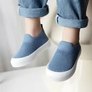 Breathable soft sole kids canvas