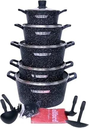 Telford Insignia Granite Cookware Set 17-piece