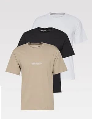 Jack & Jones 3 Pack T-Shirts