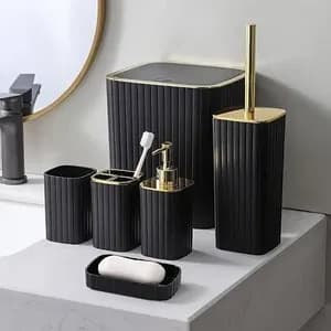 6 Piece Bathroom Accessories Set