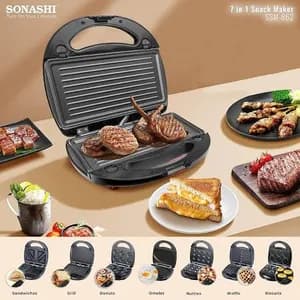 7in1 Sandwich & Waffle Maker