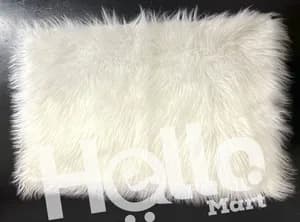 Small White Fur Rug Mat