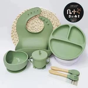 Silicone Baby Feeding Set with Pacifier