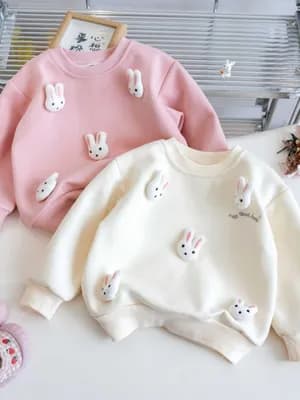 Cartoon Rabbit 3D Cute Sweatshirt