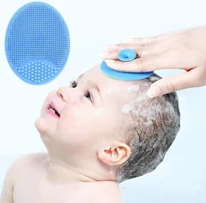 Baby silicon bath brush