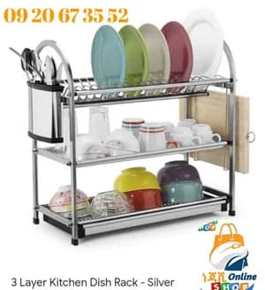 Kitchen Utensils Drying Rack