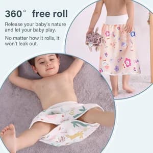 Waterproof Diaper Skirt for Baby Toddler