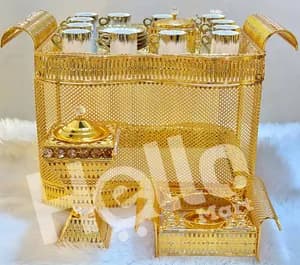 Golden Coffee Rekebot Serving Set