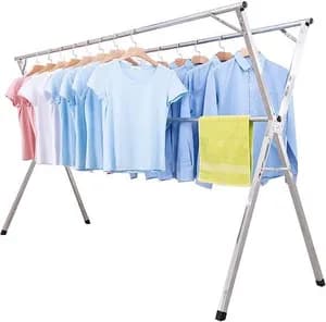 X-Shaped Foldable Cloth Drying Rack