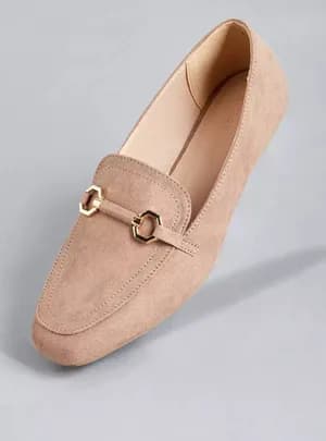 MAX metal accent ballerina flat 37